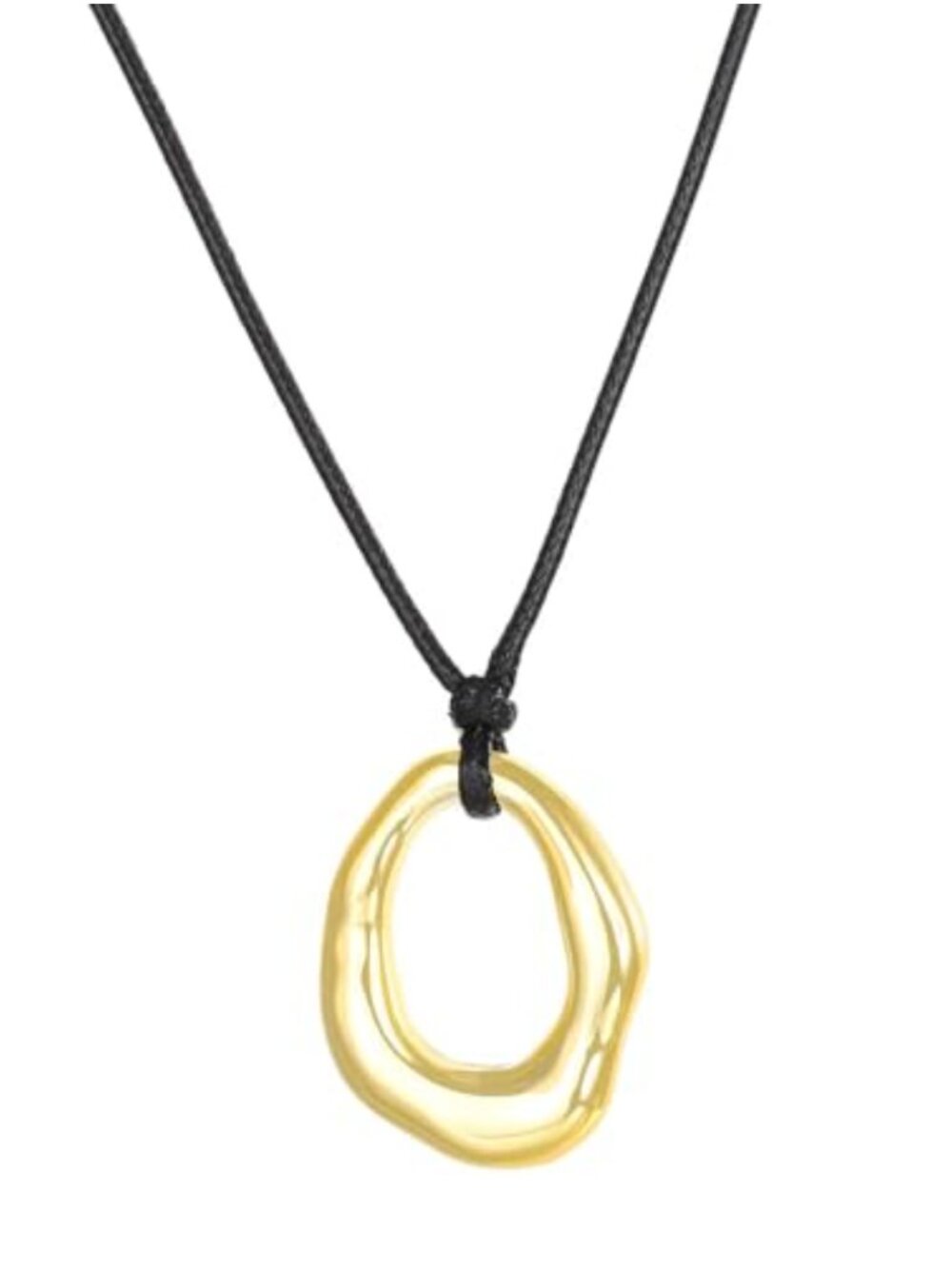Chunky Round Pendant Necklace Women Gold Silver Boho Choker Trendy Western